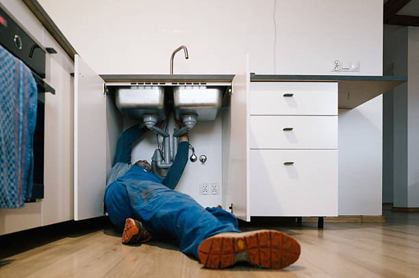 Professional Drain Cleaning technician working in Gorman, TX